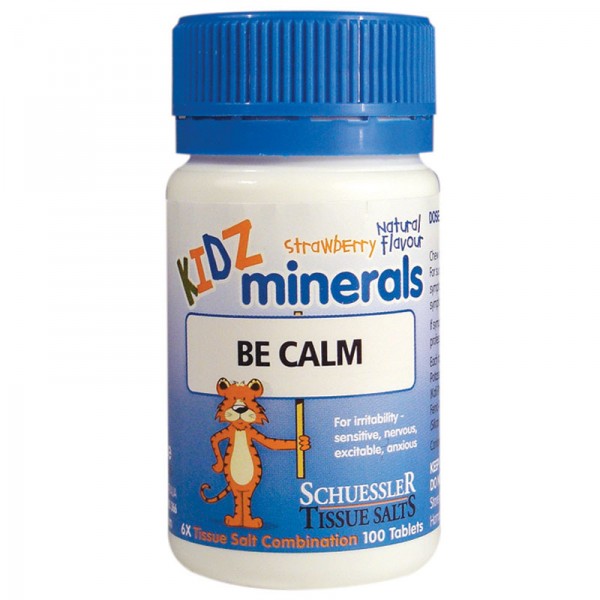 Schuessler Kidz Minerals Be Calm 100 Chewable Tablets